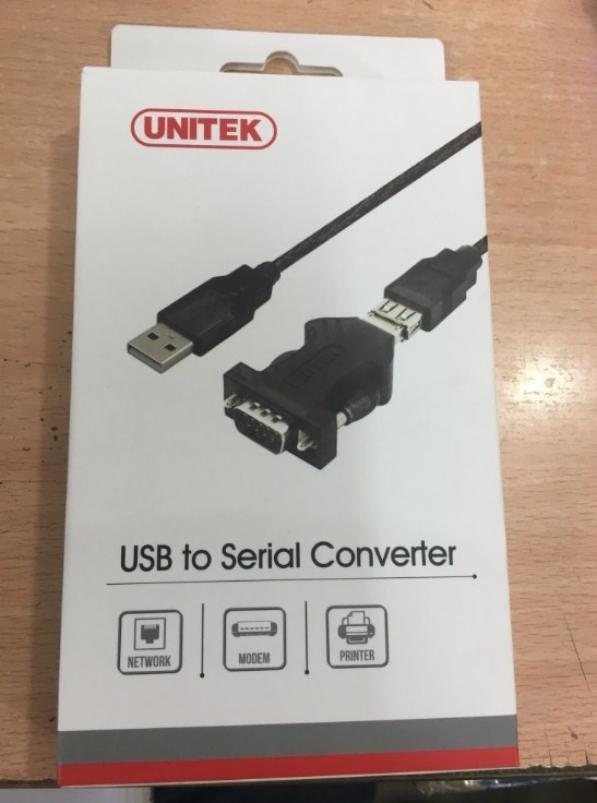 Rắc Chuyển Đổi USB To RS232 Unitek Y-109 Serial Adapter