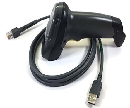 Cáp Máy Đọc Quét Mã Vạch Zebra Motorola Symbol USB to RJ50 10P10C 10Pin For Barcode Scanner ZEBRA 2D DS4308 Black Length 2M