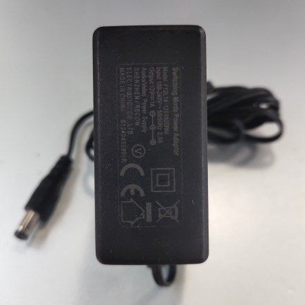 Adapter 12V 1A  F12L14-120100SPAV Connector Size 5.5mm x 2.5mm