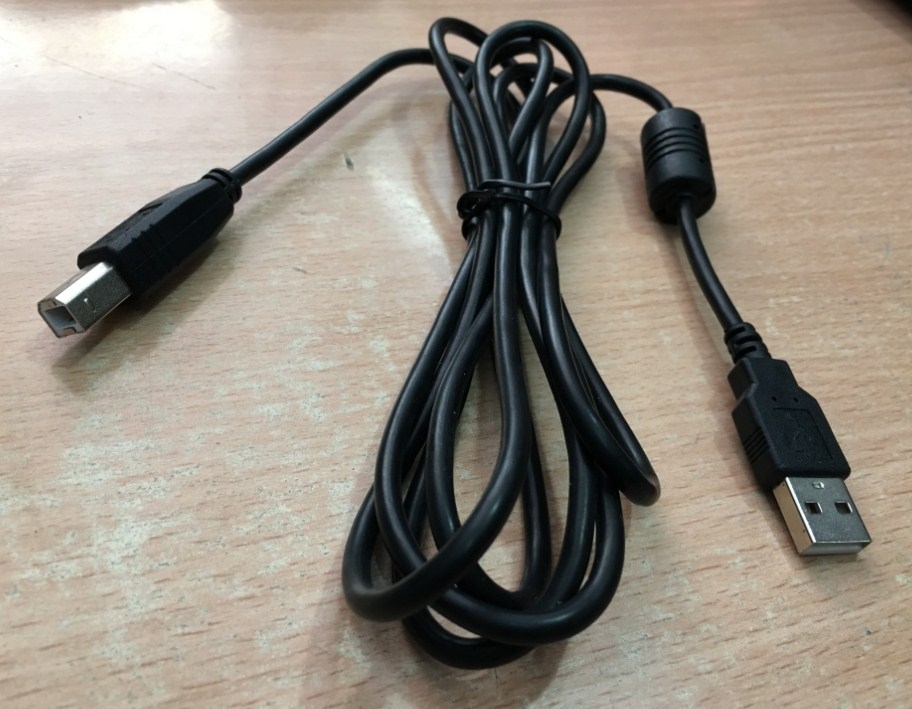 Cáp Máy In USB 2.0 A Male to B Male Printer Cable Original Canon Black Length 2M