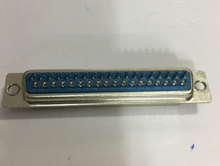 Đầu Rắc Hàn Cổng 37 Chân Hai Hàng Dương DB37 Male 2 Row 37Pin Plug Wire Solder Connector