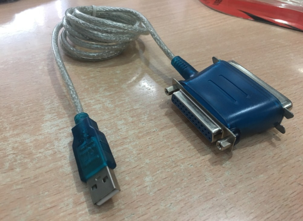 Cáp Chuyển USB to LPT Printer Parallel DB25 Female & CN36 2 in 1 Converter Cable Dài 1.8M