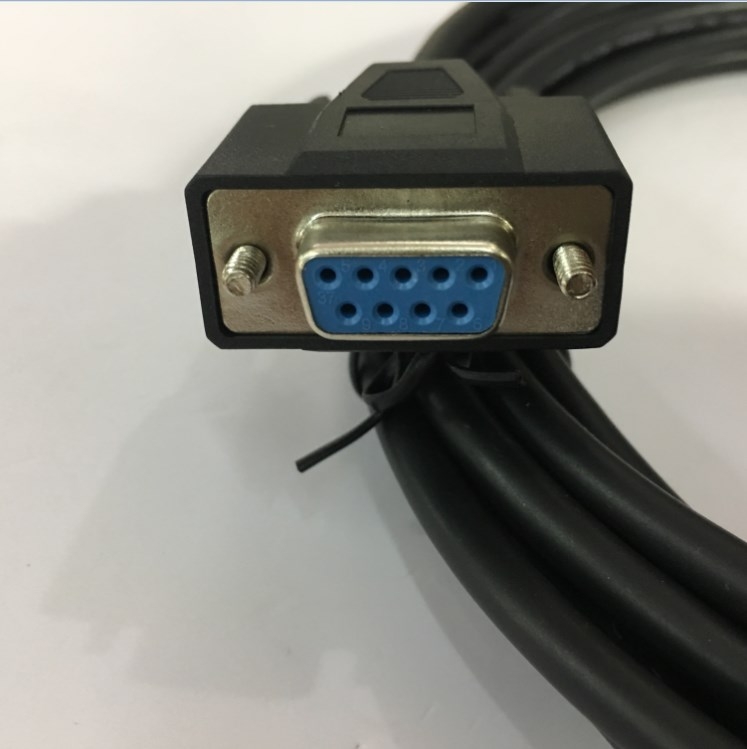 Cáp Máy In Mã Vạch Công Nghiệp GODEX EZ 6300 Plus DB9 Male to DB9 Female Cable PVC Black Length 5M