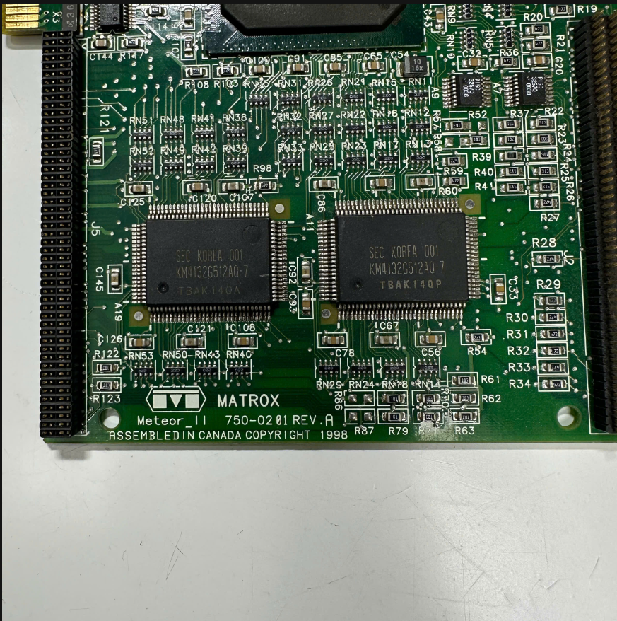 MATROX METEOR2/4 Meteor_II 750-02 REV.A Hàng Theo Thiết Bị Đã Qua Sử Dụng