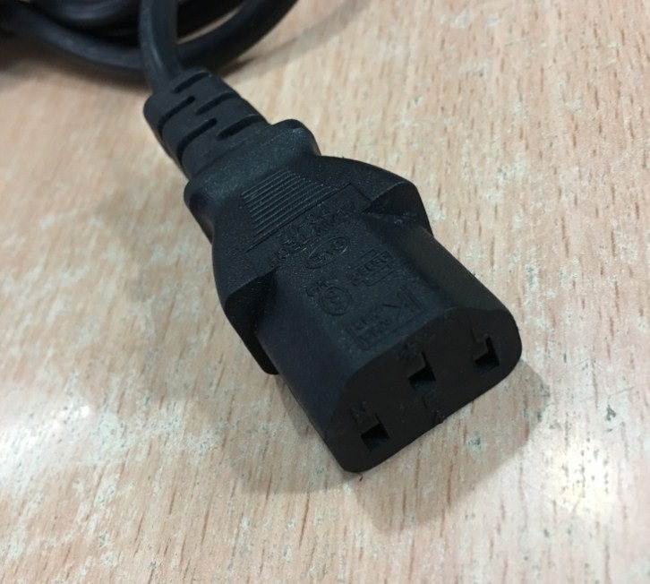 Dây Nguồn ADAM TECH PC-01 PC-02 NEMA 5-15P to C13 AC Power Cord 7A 125V 3X0.824mm 18AWG Length 2.3M