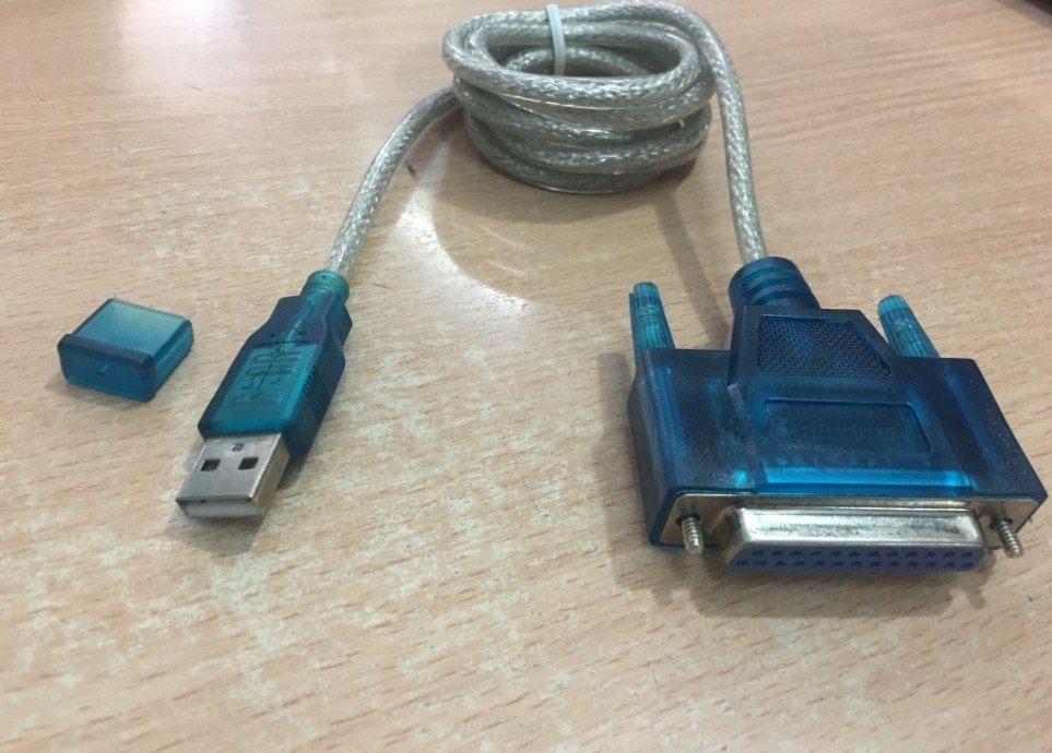 Cáp Chuyển Đổi Cổng USB 2.0 to 25 Pin 1284 Parallel Port D Sub Connector Printer Adapter Cable ARCHEON Dài 1.8M