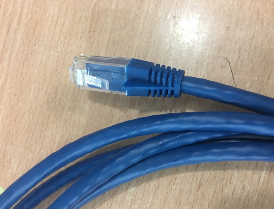 Dây Nhẩy ADC KRONE Cat6 RJ45 UTP Patch Cord Straight-Through Cable 6451 5 939-20B PVC Jacketed Blue Length 2.1M