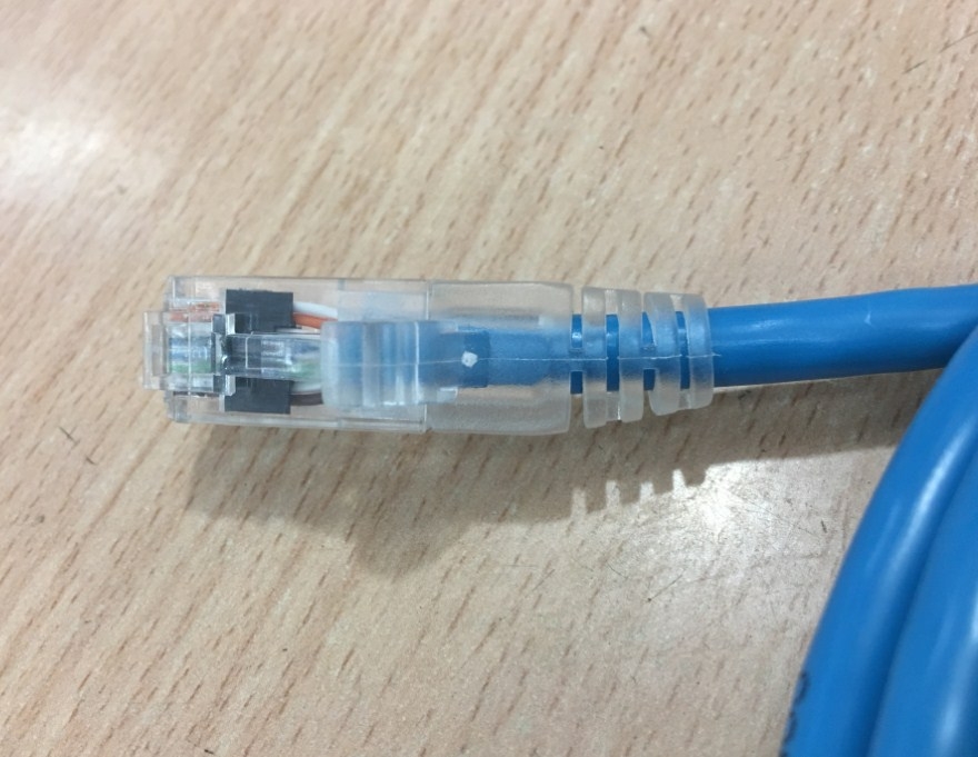Dây Nhẩy COMMSCOPE AMP Cat6 RJ45 UTP Patch Cord Straight-Through Cable 1-1859247-0 PVC Jacketed Blue Length 3M