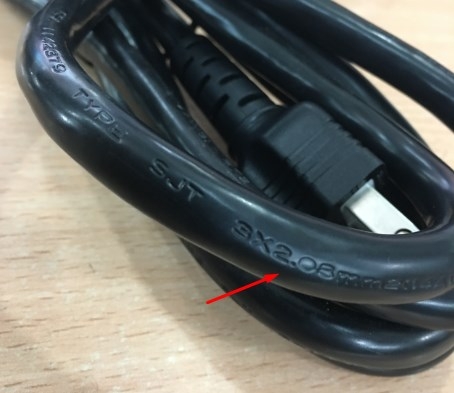 Dây Nguồn SET EF-28 E69228 NEMA 5-15P To C13 AC Power Cord 15A 125V 3x2.08mm 14AWG Length 1.5M