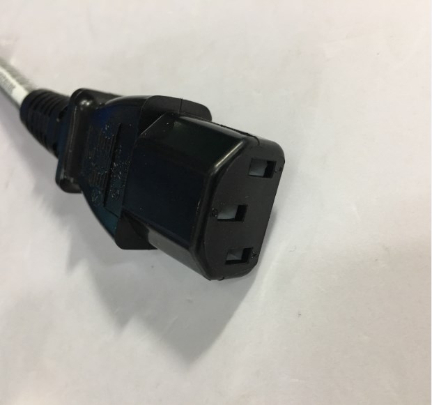 Dây Nguồn I-SHENG SP-62 IS-14  UK Chuẩn 3 Chấu Có Cầu Chì AC Power Cord BS1363 to C13 10A 250V 3X1.0mm For Thiết Bị Y Tế Length 1.8M