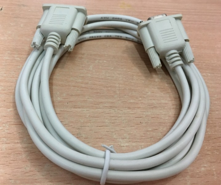 Cáp Lập Trình Cho PLC Delta DVP Series/HMI/TP Với PC UC-PRG030-10A 3M Cable Serial Communication RS232 Null Modem DB9 Female to DB9 Female Grey