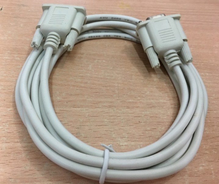 Cáp Simple RS232 Null Modem Without Handshakin Serial Cable DB9 Female to DB9 Female DCE to DCE Connection Length 3M