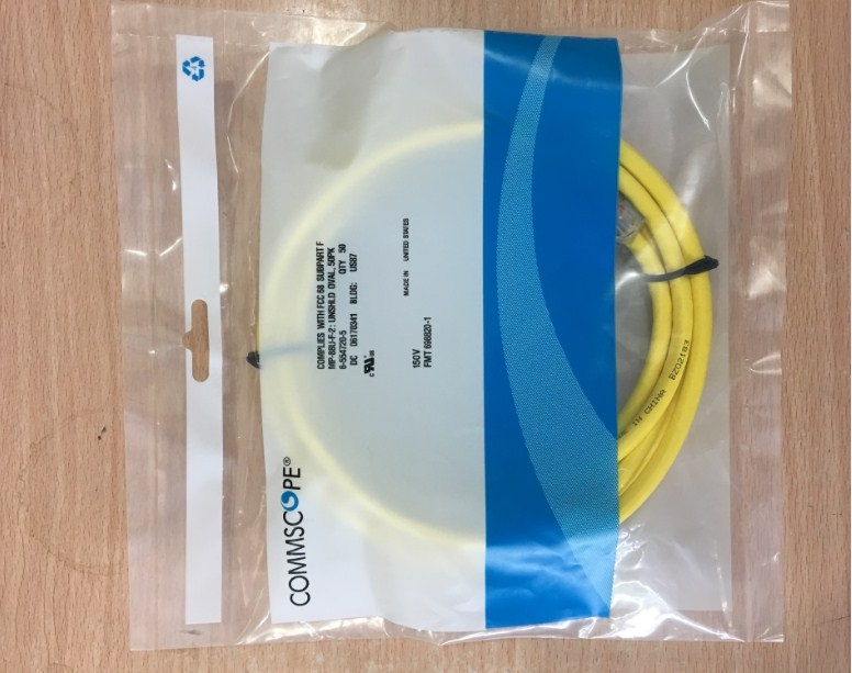 Dây nhẩy UTP Cat6 Patch Cord Straight-Through Cable Commscope SYSTIMAX YELLOW JACKET Length 2.1M