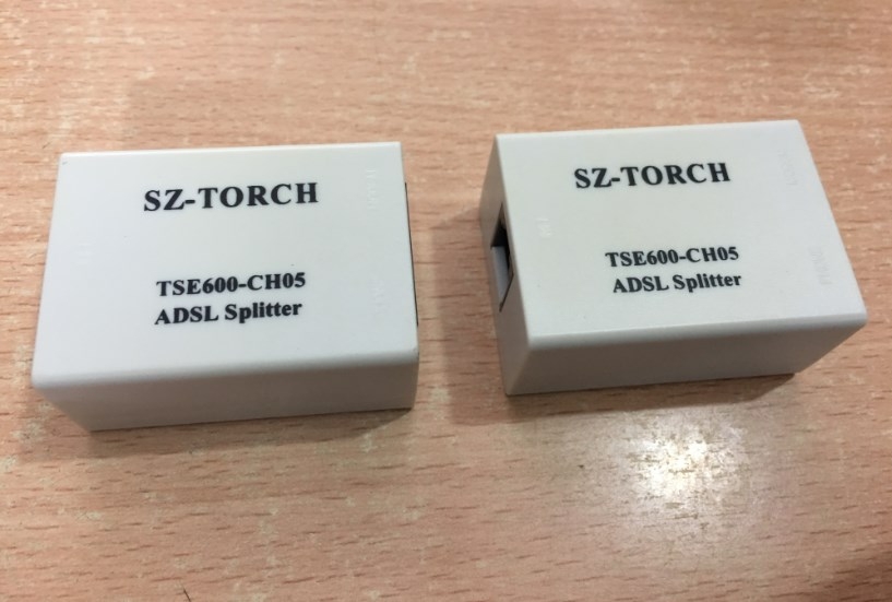 Hộp Chia Điện Thoại Bàn Nối Tiếp 1 Cổng RJ11 Ra 2 Cổng RJ11 Có Bộ Lọc Chống Nhiễu SZ-TORCH TSW600-CH05 Telephone Phone Line Splitter Filter RJ11