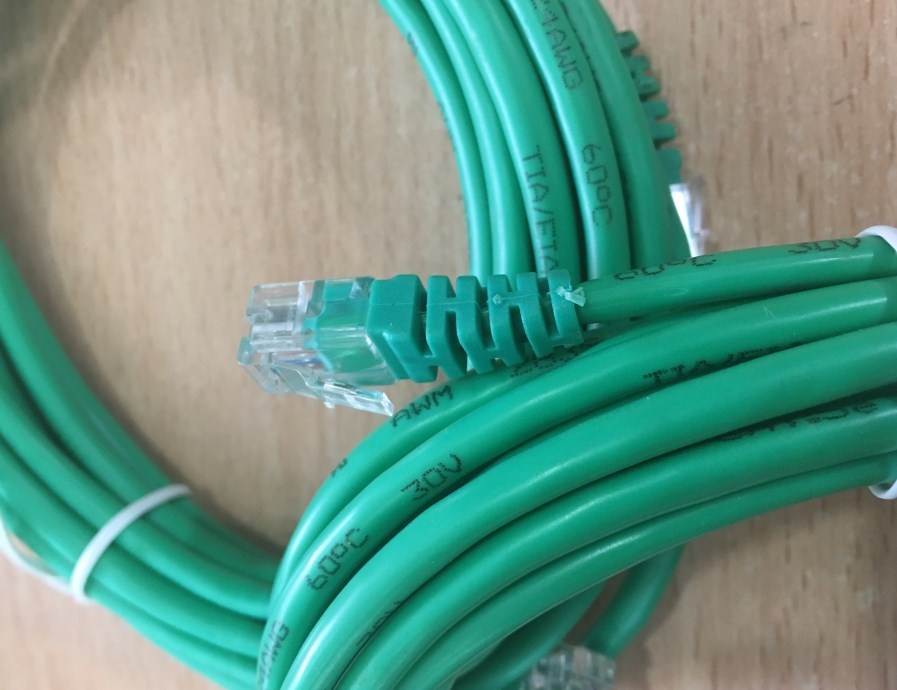 Cáp Line Điện Thoại Telephone Patch Cord RJ11 to RJ11(Blue) Length 3.2M