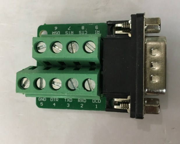 Khối Module Bắt Vít RS232 DB9 Male Terminal Block Header Connector Universal Adapter 1 Pack