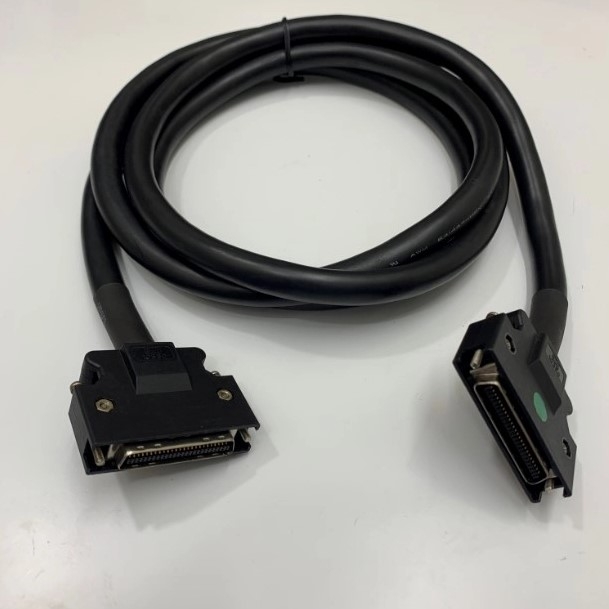 Cáp Điều Khiển UC-ET010-15B 3.3ft Dài 1M Cable MDR 50 Pin Male to Male For DELTA AH10PM-5A Motion Control Modules Với Module Terminal Block UB-10-IO24C