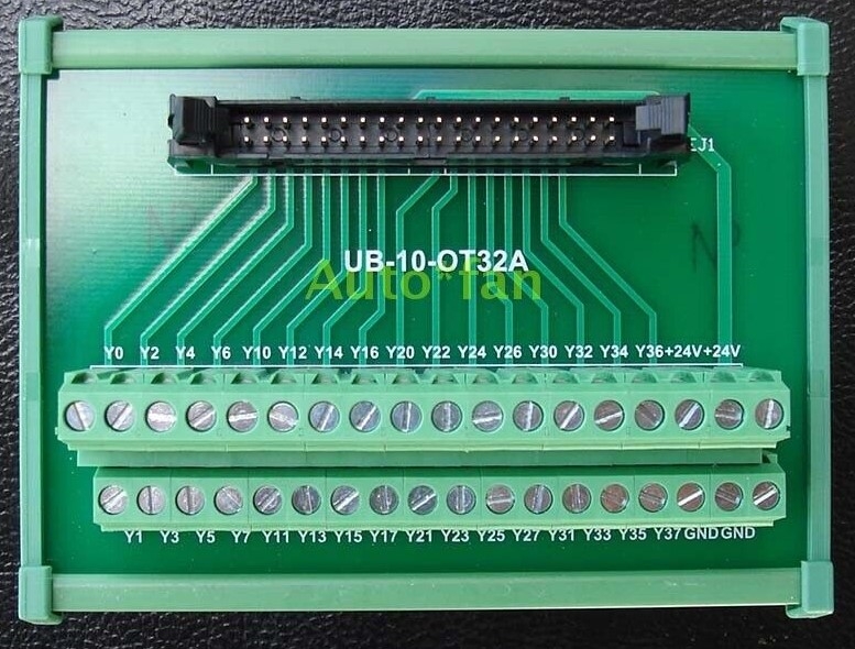 Cáp Điều Khiển UC-ET020-24B 6.6ft Dài 2M Flat Ribbon Rainbow Cable IDC 40 Pin 2.54mm For I/O Delta Module DVP32SM11N Với Module Terminal Block UB-10-ID32A
