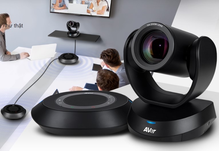 Cáp Kết Nối Camera Hội Nghị Truyền Hình Aver CAM540 CAM520 CAM530 VC520 Với AVer VC520 Pro Speakerphones 10M Cable RJ45 Nexans LANmark CAT6A 10G S/FTP Grey Plug up to 500MHz