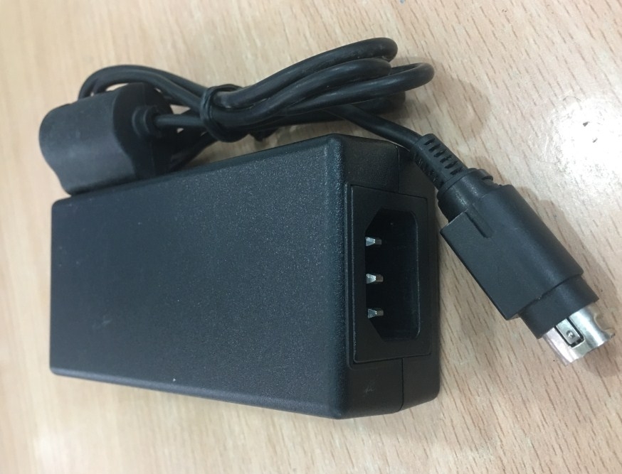 Adapter VERIFONE AU1412403n PWR252-001-01-B 24V 1.7A For POS Mobile Printers Connector Size 3Pin 10mm Mini din