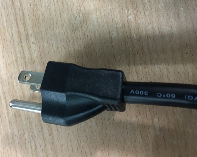 Dây Nguồn VOLEX E62405SP PS204 V1625BS NEMA 5-15P To C13 AC Power Cord 15A 125V 3x2.08mm 14AWG Length 2.5M
