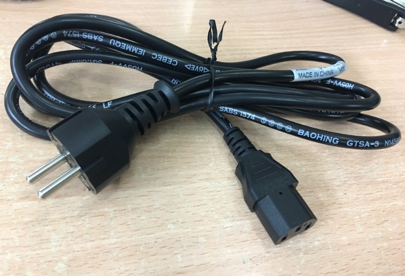 Dây Nguồn Máy Chủ HP DELL LENOVO Server AC Power Cord Schuko CEE7 Euro Plug to IEC320 C13 VOLEX M2511 V1625 16A 10A 250V 18AWG 3x1.0mm Length 2.5M