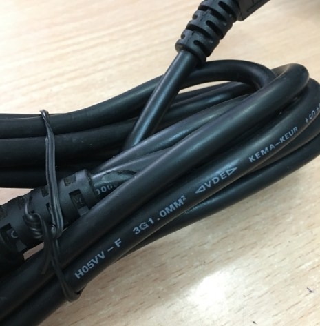 Dây Nguồn Máy Chủ IBM DELL HP VOLEX M2511A V1625 AC Power Cord Schuko CEE7 Euro Plug to IEC320 C13 16A 10A 250V 18AWG 3x1.0mm Length 2.7M