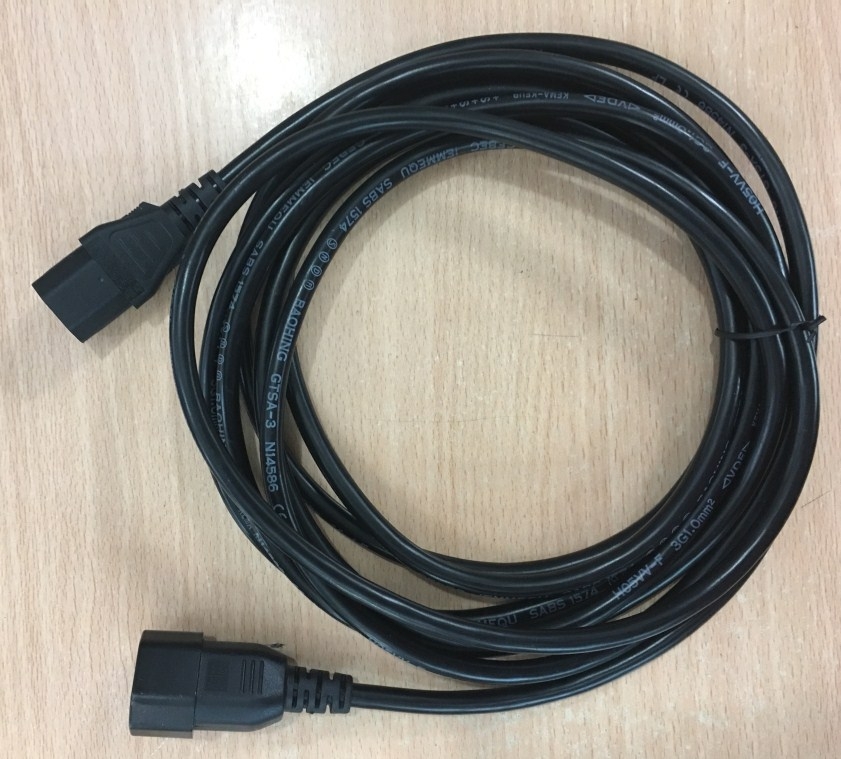 Dây Nguồn Điện Chính Hãng Volex VAC14S V1625 C13 C14 AC Power Cord IEC60320 IEC C13 to IEC C14 10A 250V 3x1.0mm 18AWG For Server Rack Computer Desktop Cisco Jumper Dell 0Y086H Length 4M