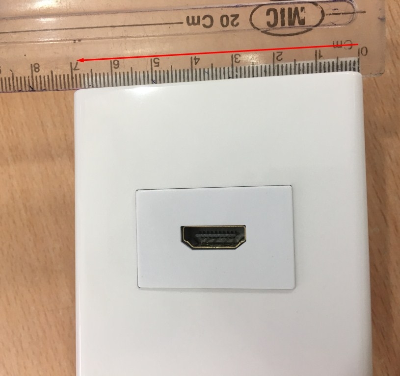 Bộ Outlet Panasonic Wallplate 2 Port HDMI White