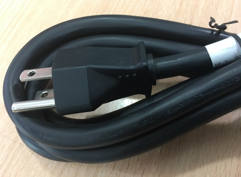 Dây Nguồn WELL SHIN E115330 WS-001 WS-002 NEMA 5-15P To C13 AC Power Cord 15A 125V 3x2.08mm 14AWG Length 1.5M
