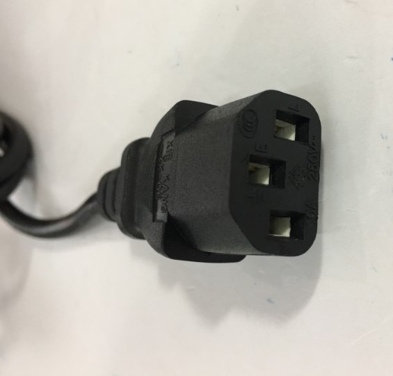 Dây Nguồn XIEKANG XK-06 Chuẩn 2 Chân Đầu Tròn AC Power Cord Schuko CEE7 Euro Plug to C13 10A 250V 3x0.75mm Length 1.8M