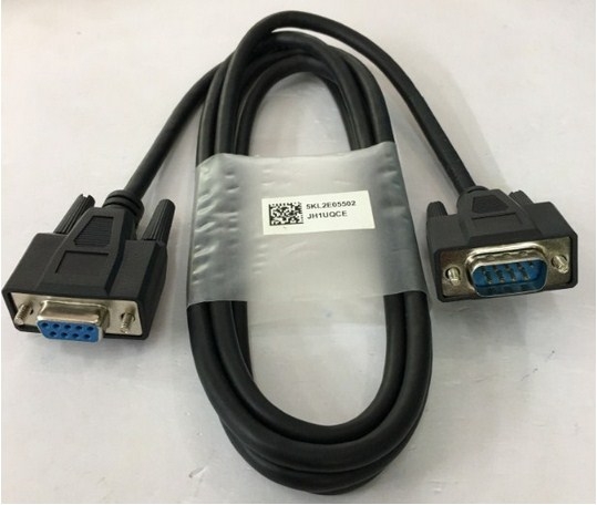 Cáp Máy In Mã Vạch Công Nghiệp Zebra RS232 G105850-003 For Zebra ZT410 RS-232 Serial Null Modem Full Handshaking DB9 Male to DB9 Female Cable PVC Black Length 1.8M