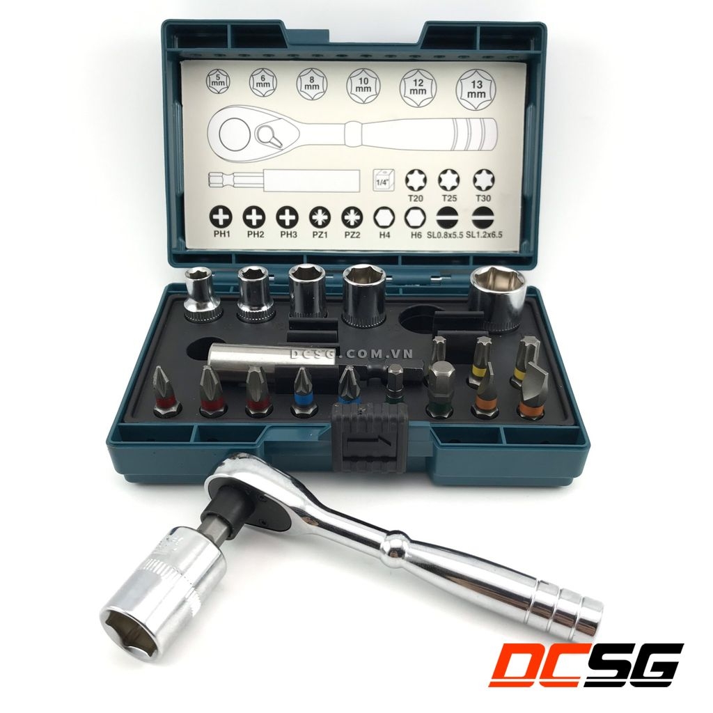 Juego De Tubos Crique Makita B-54081 Puntas Torx 21 Piezas - La Casa del Repuesto