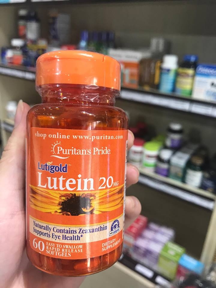 Thuốc bổ mắt Lutein 20mg 60 viên của Mỹ | Trắng Đẹp Xinh.com