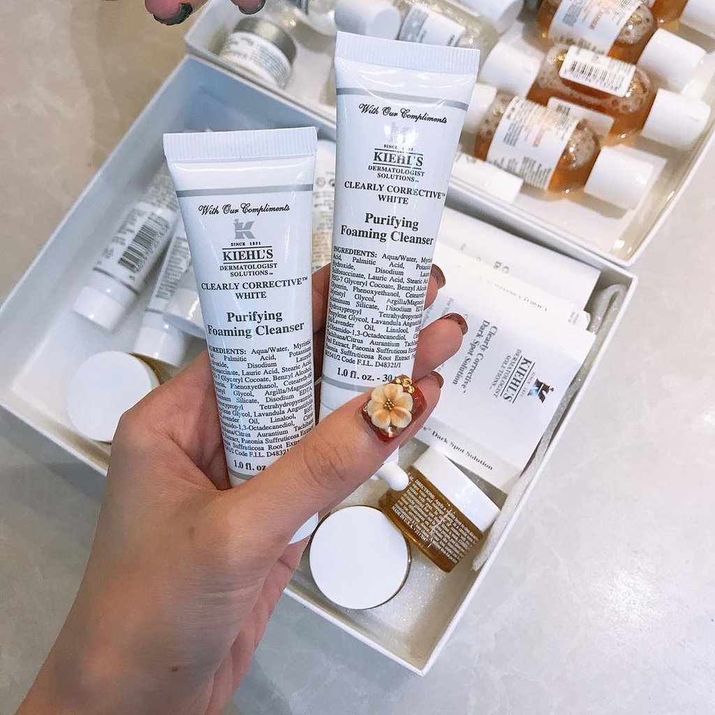 kiehl's purifying foaming cleanser