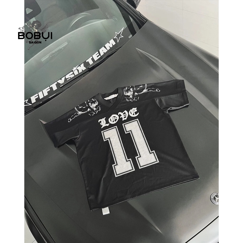 Áo Jersey Football 11 Love Angels Oversized