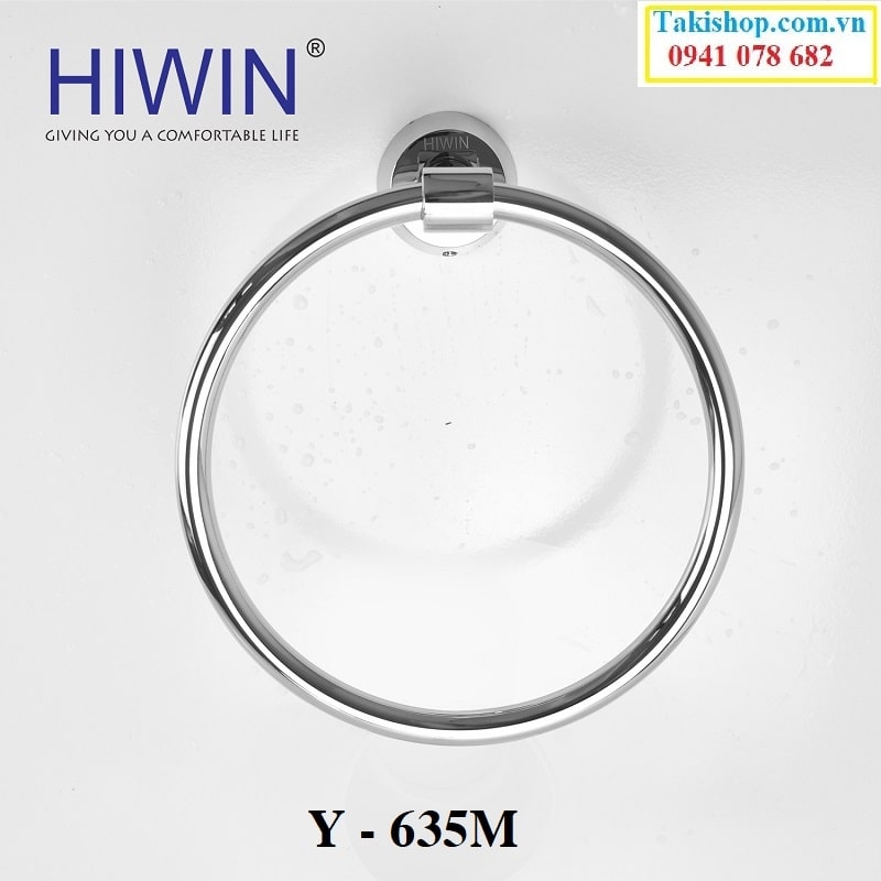Báo giá vòng treo khăn inox 304 cao cấp Hiwin Y 635M
