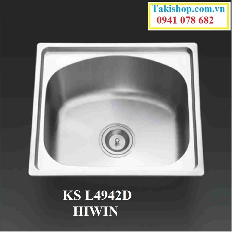 chậu rửa bát 1 hố hiwin ks l4942d