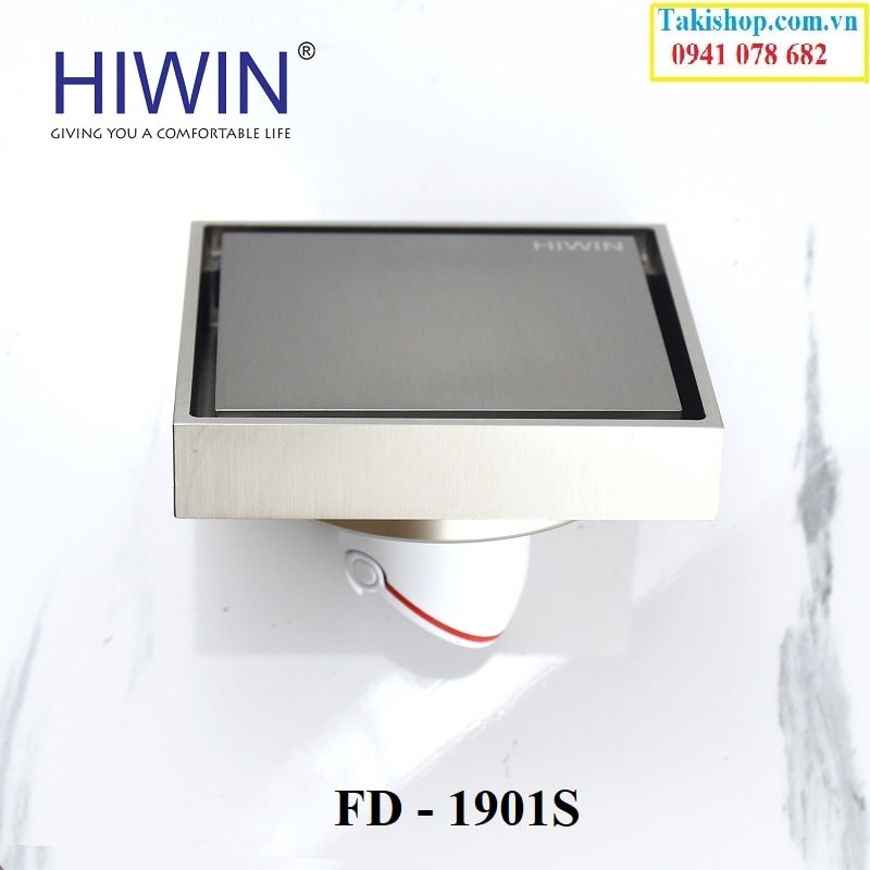 Cung cấp ga thoát sàn ngăn mùi âm sàn mạ đồng Hiwin fd 1901s