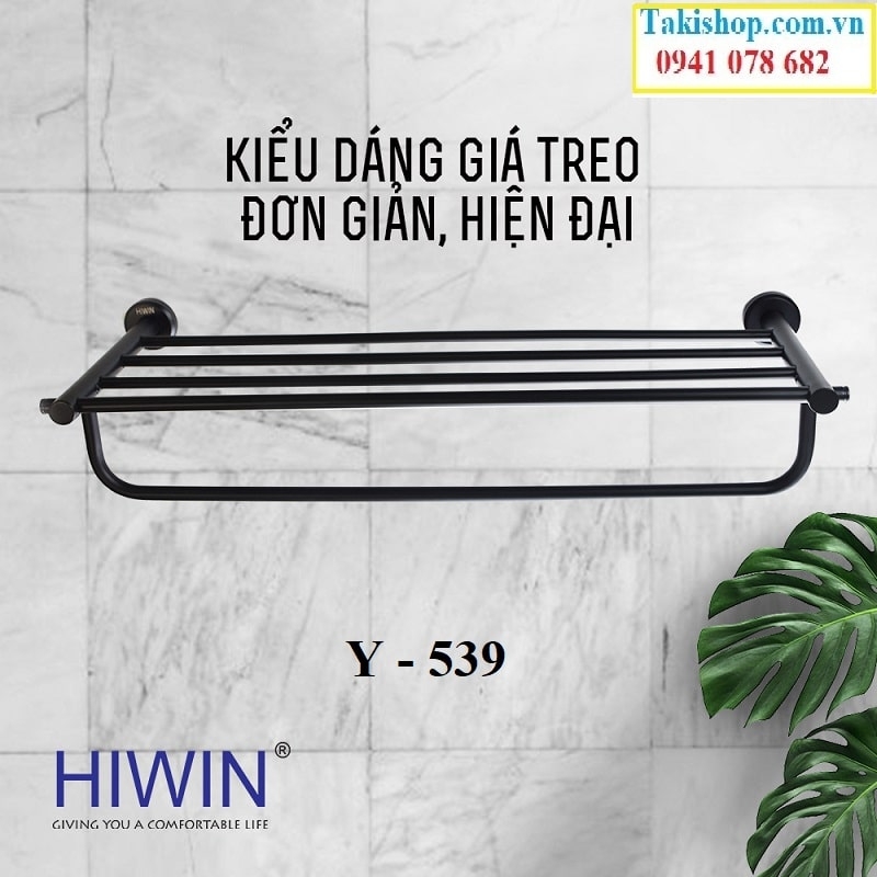 Cung cấp giá treo khăn 2 tầng inox 304 cao cấp Hiwin Y-539