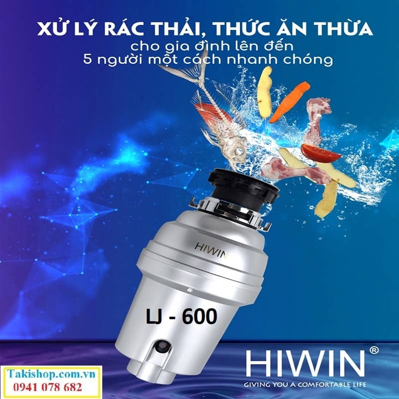 Cung cấp máy xử lý rác thải gia đình Hiwin LJ - 600