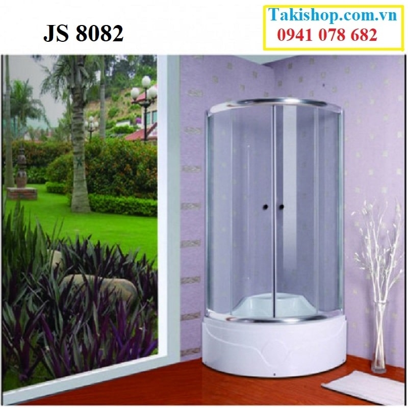 Govern JS 8082 cabin phòng tắm kính cong giá rẻ nhập khẩu