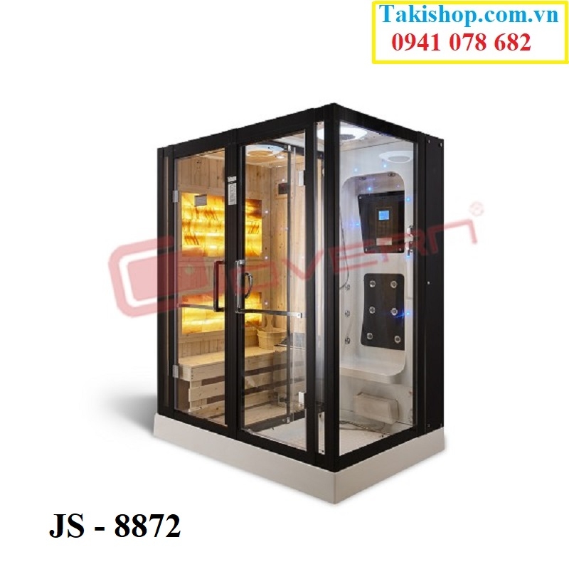 Govern js 8872 phòng tắm xông hơi khô ướt mini giá rẻ nhập khẩu hàng chính hãng