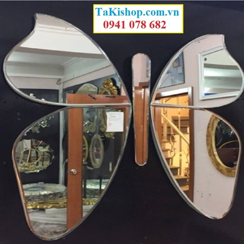 gương decor cánh bướm 500x700