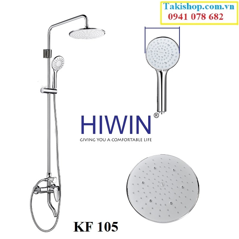 Hiwin KF 105 bộ sen vòi tắm nóng lạnh giá rẻ