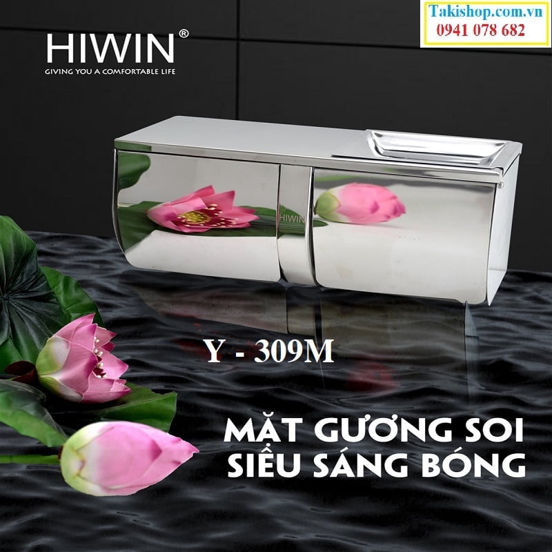 Lô giấy đôi inox 304 cao cấp Hiwin Y - 309M