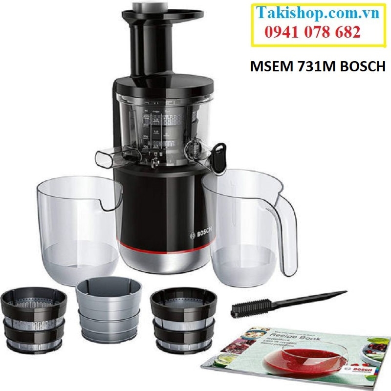 MÁY ÉP CHẬM BOSCH ĐEN MESM731M CHÍNH HÃNG NHẬP KHẨU ĐỨC GIÁ RẺ