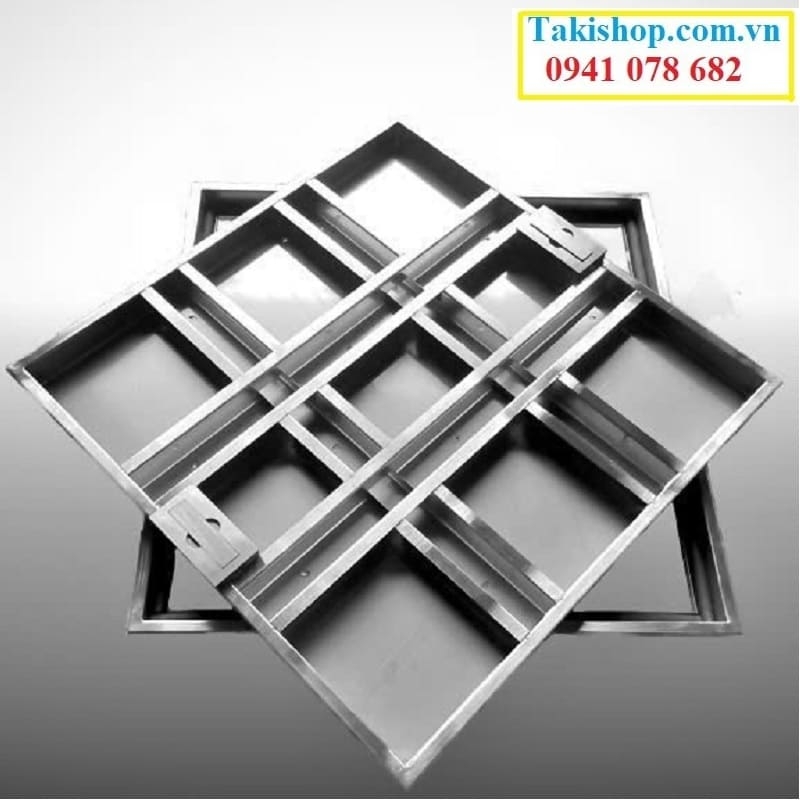 nắp bể nước ngầm inox 304 hàng dân dụng cho gia đình