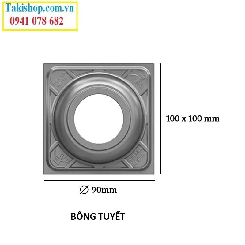 thoát sàn bông tuyết sevendays inox 304