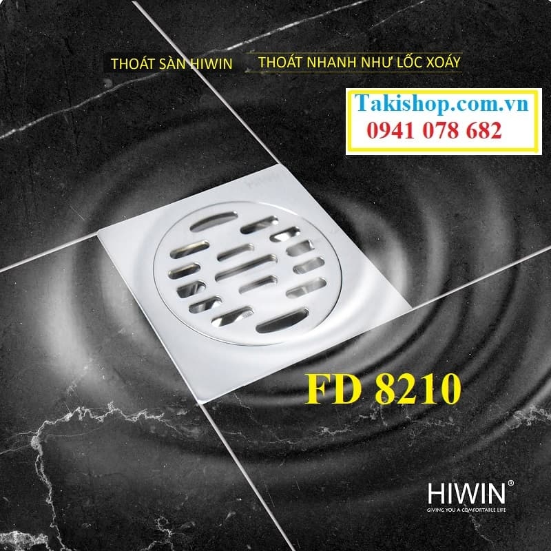 thoát sàn chống mùi hiwin fd 8210